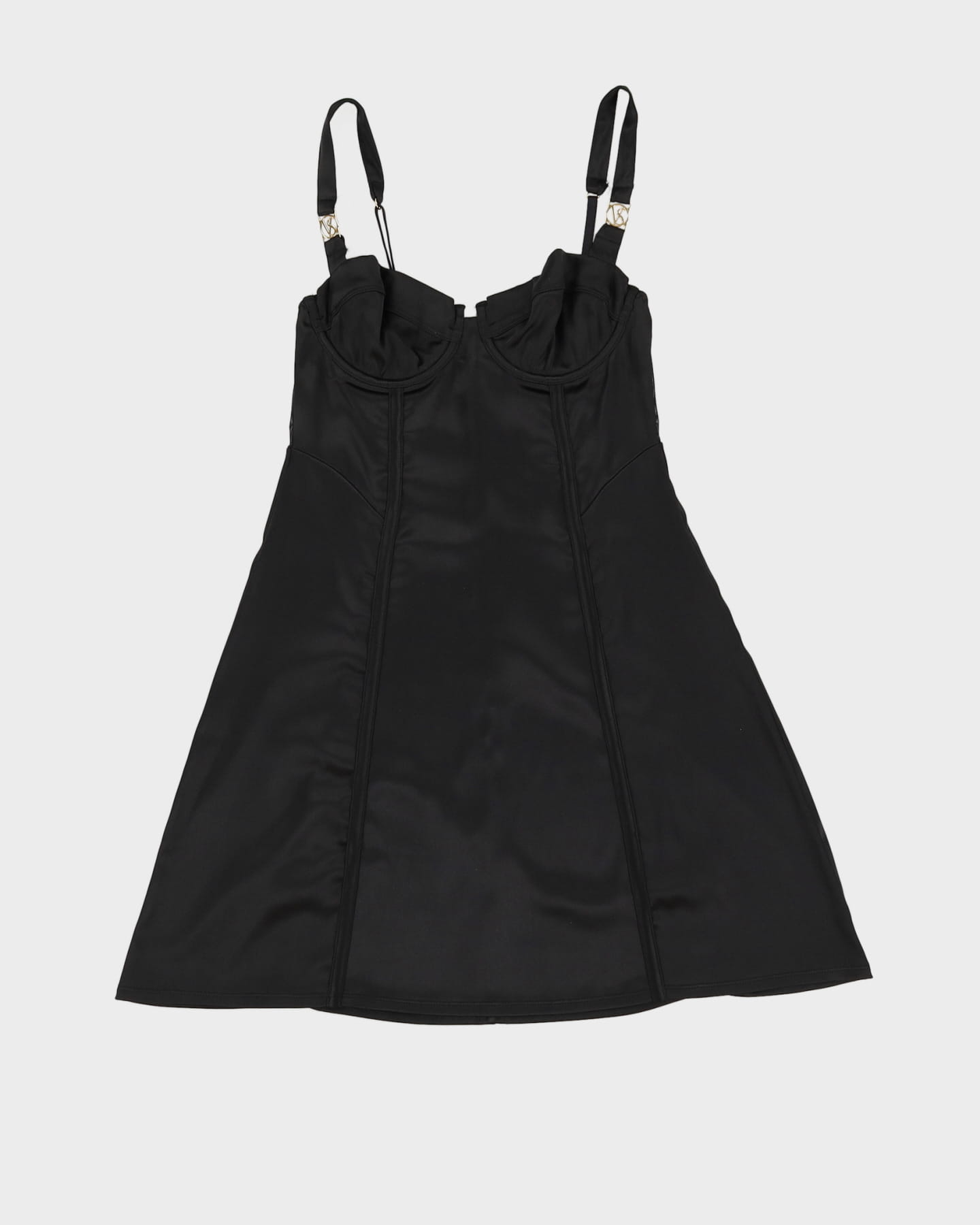 Victoria's Secret Black Bodycon Slip Dress - XS