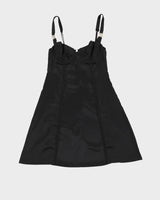 Victoria's Secret Black Bodycon Slip Dress - XS