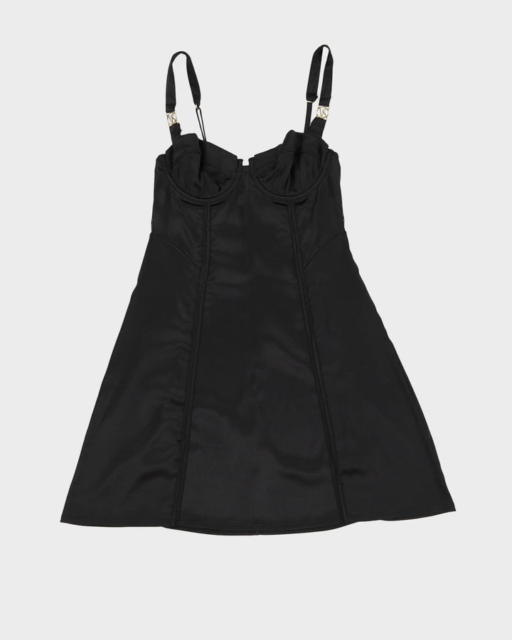 Victoria's Secret Black Bodycon Slip Dress - XS