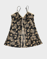 Victoria's Secret Black Open Cami Top - M