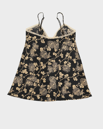 Victoria's Secret Black Open Cami Top - M