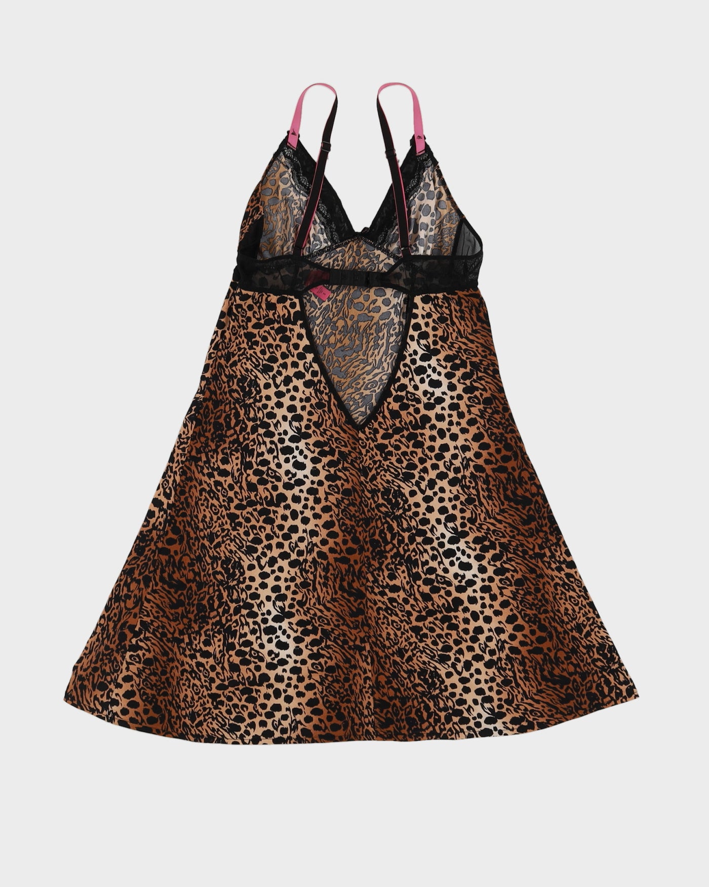 Betsey Johnson Leopard Print Slip Dress - S