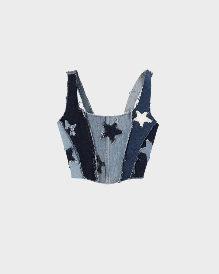 Rokit Originals Recycled Textile Denim Britney Corset - M / L