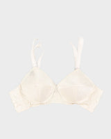 True Vintage 1950s White Bullet Bra marked 32B - XS