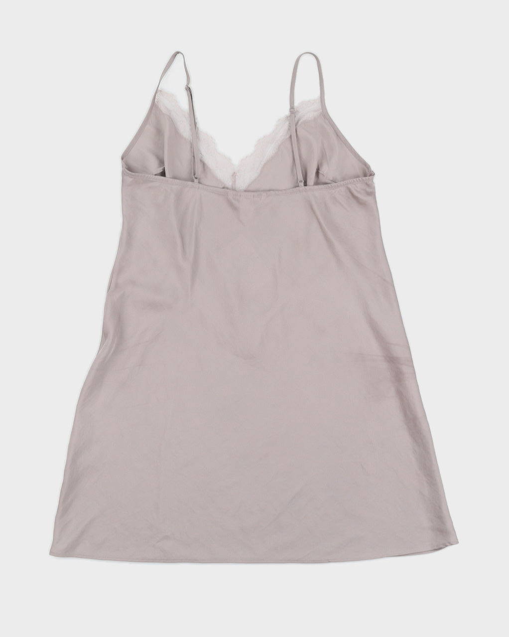 Victoria's Secret Lace Detail Light Grey Slip - L