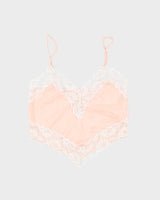 Vintage 1980s Light Pink Heart Shaped Cami - S
