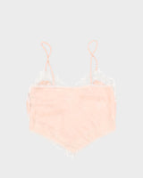 Vintage 1980s Light Pink Heart Shaped Cami - S