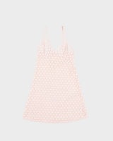 Light Pink Floral Lace Stretch Mini Slip - XS
