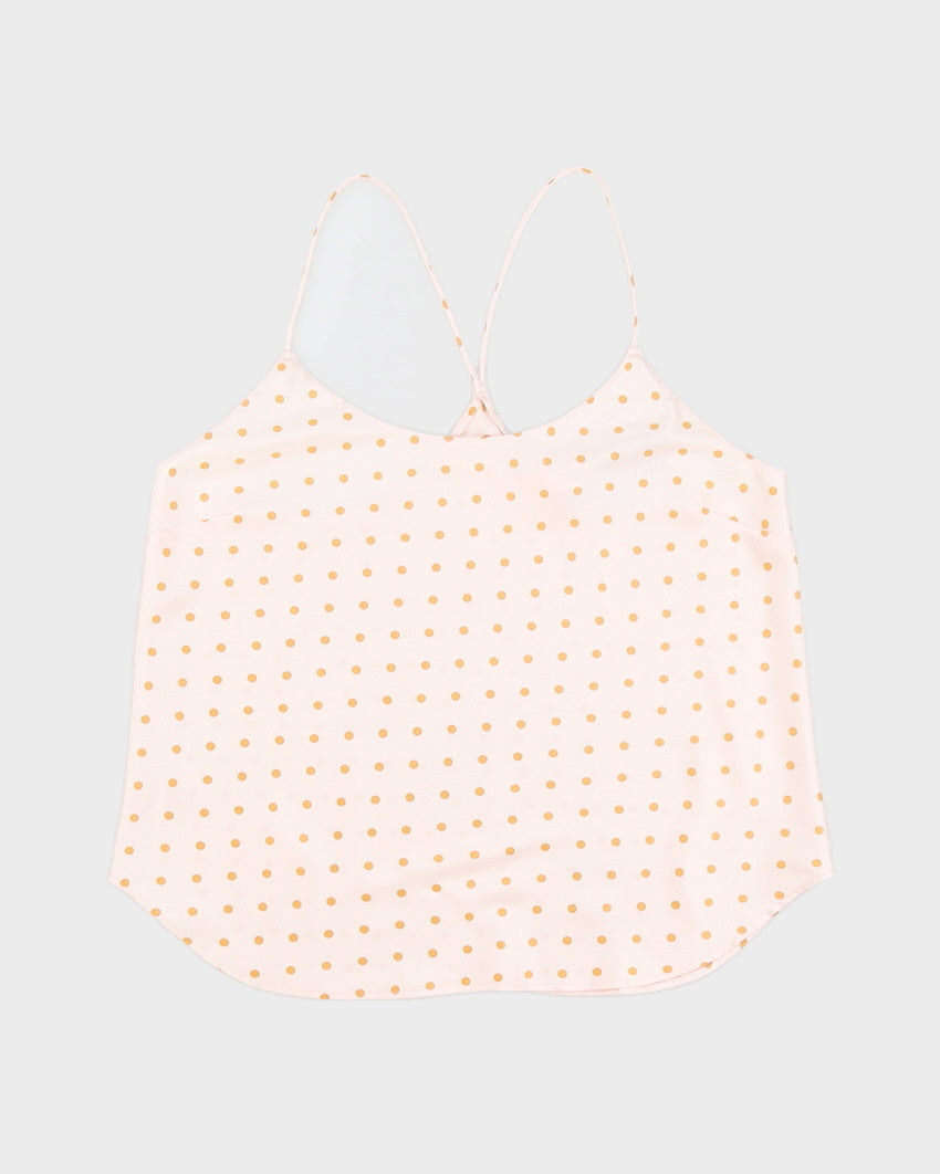 Victoria's Secret Cream Polka Dot Camisole - M
