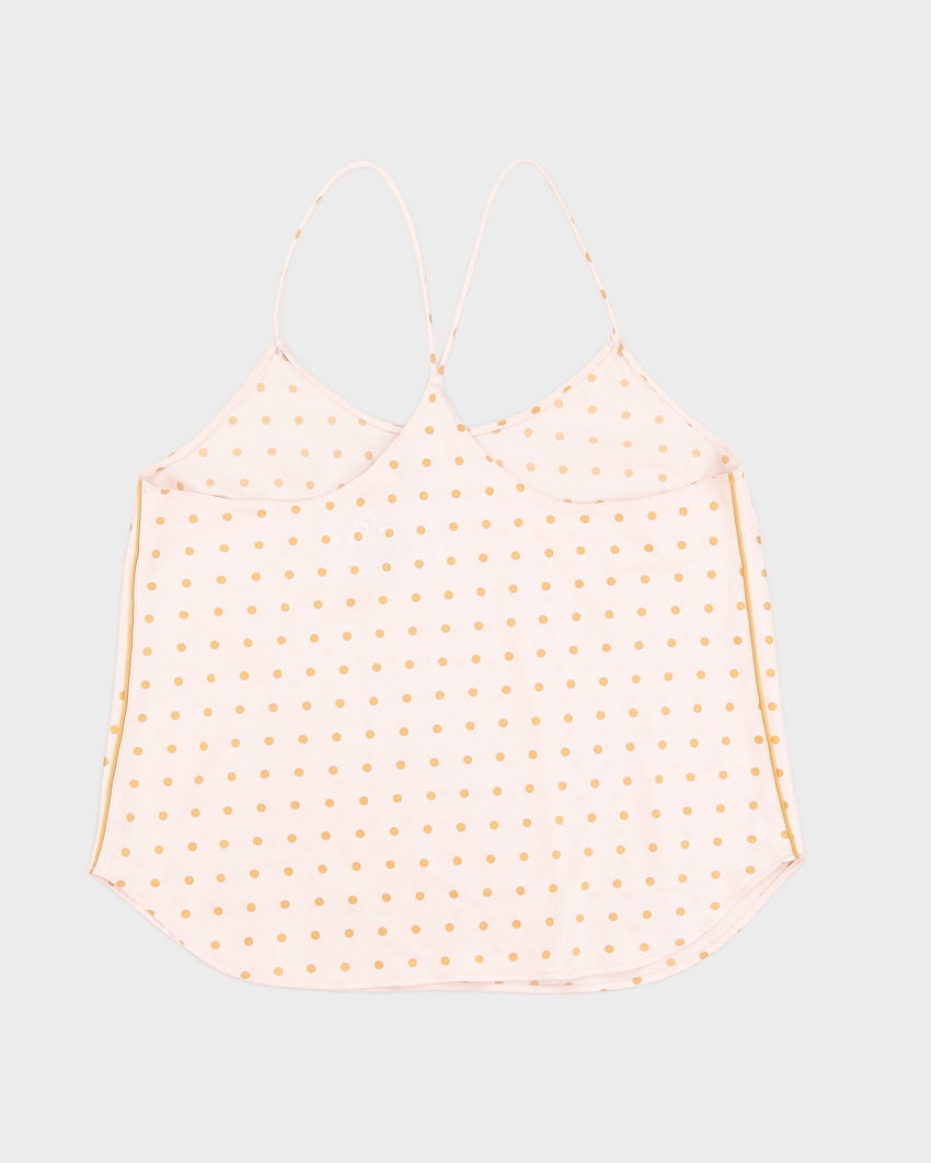 Victoria's Secret Cream Polka Dot Camisole - M