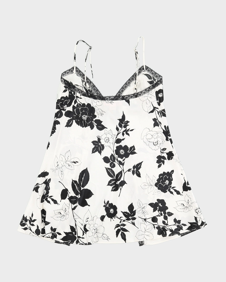 Victoria's Secret White Patterned Camisole - S