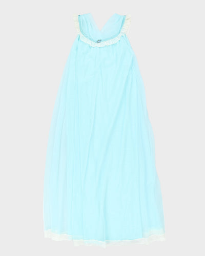 Vintage 1970s Mint Slip Dress - M / L