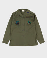 1980s Vintage US Air Force Women's OG-507 Dura-Press Utility Shirt - Medium