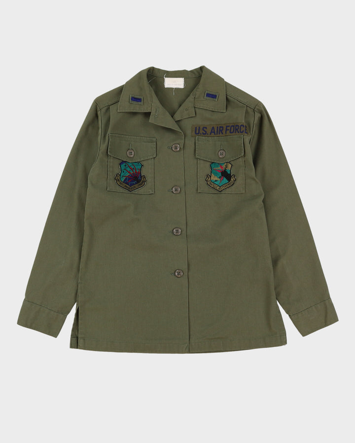 1980s Vintage US Air Force Women's OG-507 Dura-Press Utility Shirt - Medium
