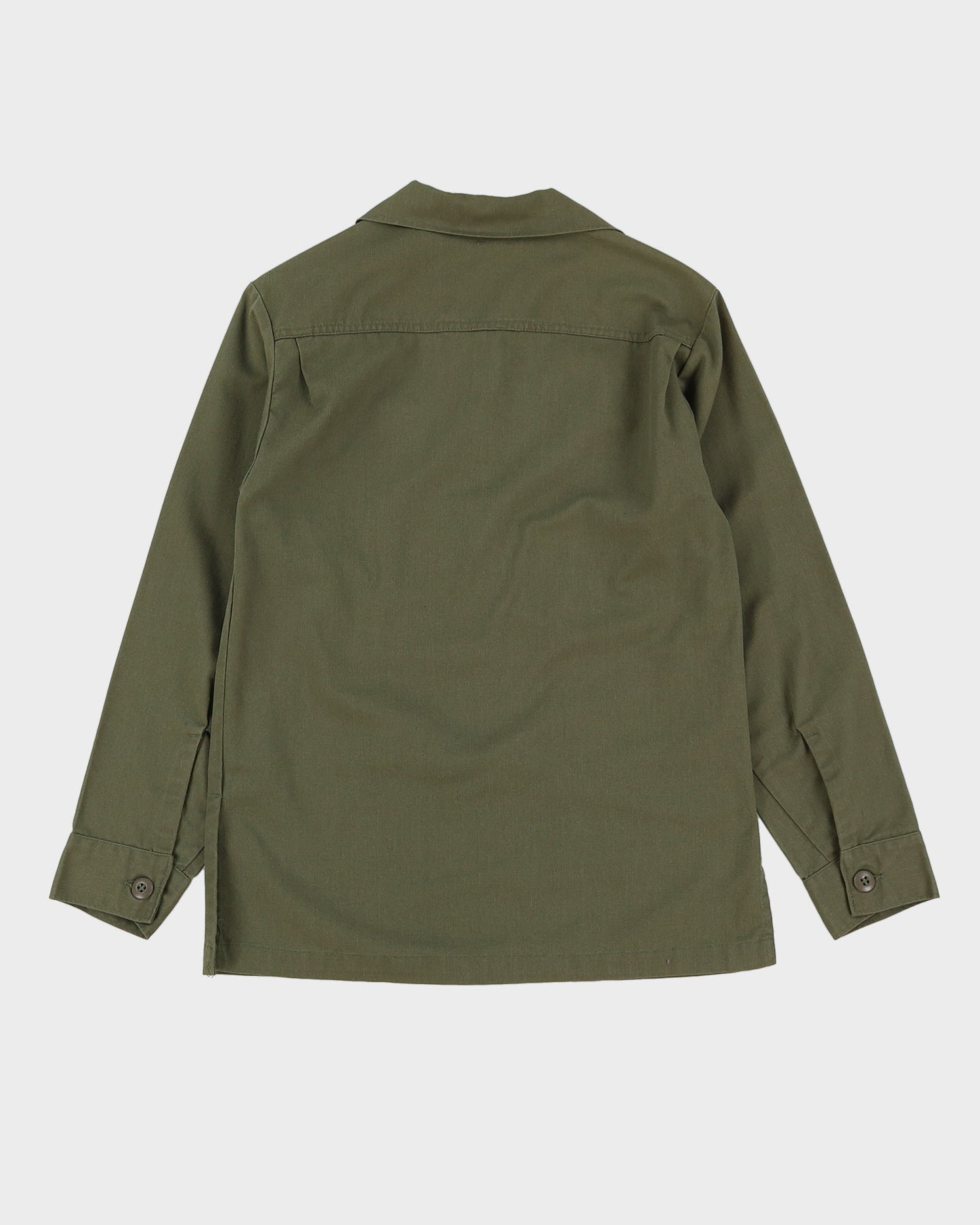 1980s Vintage US Air Force Women's OG-507 Dura-Press Utility Shirt - Medium