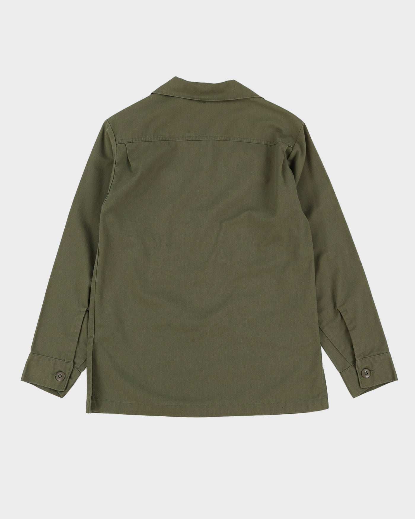 1980s Vintage US Air Force Women's OG-507 Dura-Press Utility Shirt - Medium