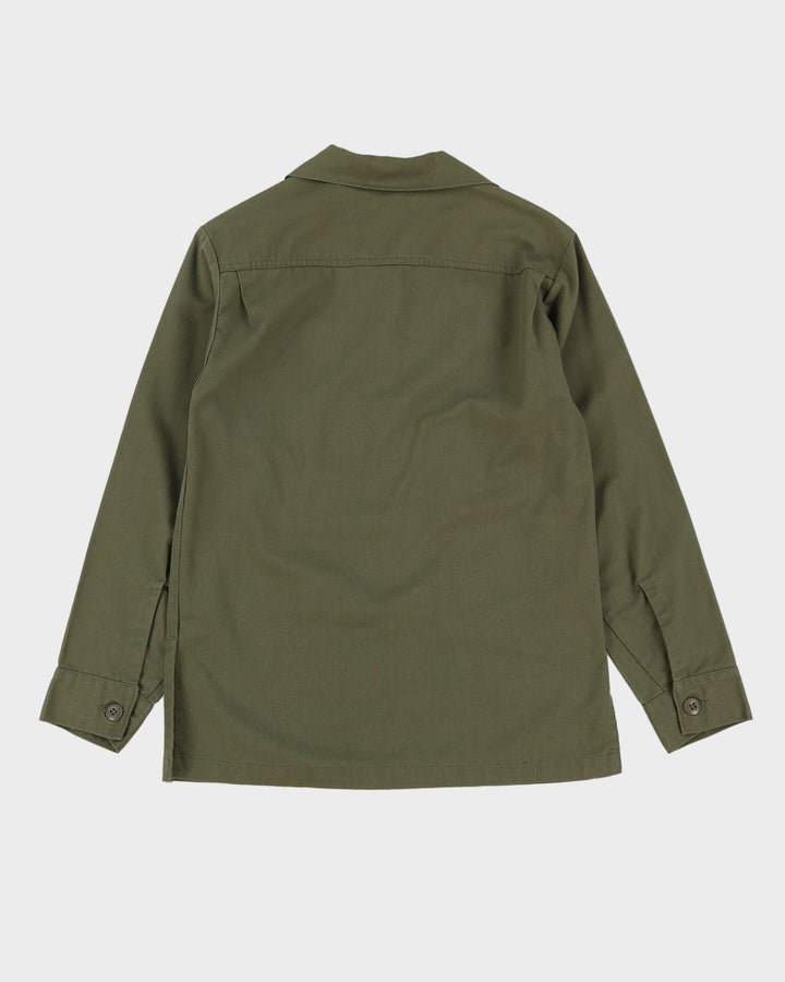 1980s Vintage US Air Force Women's OG-507 Dura-Press Utility Shirt - Medium
