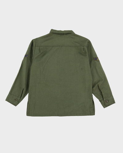 70s Vintage US Military Womens Fatigue Shirt - M