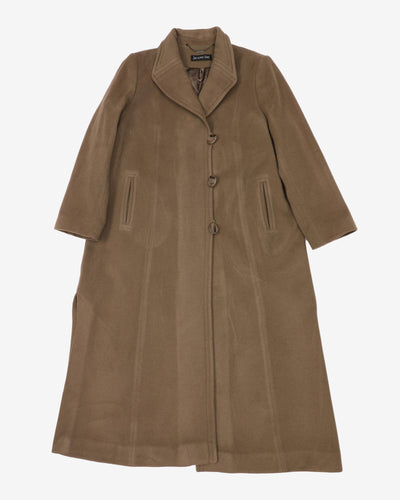 Jacques Vert Taupe Overcoat