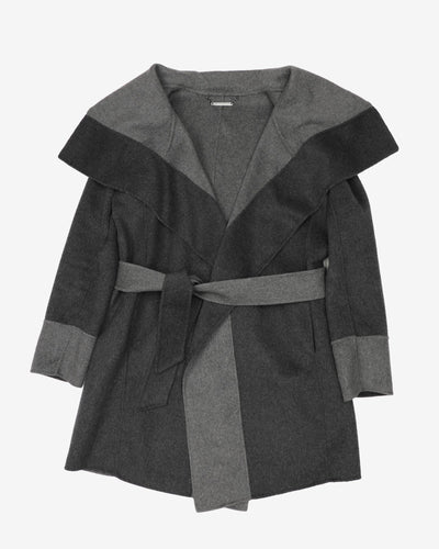 Diane von Furstenberg Reversible Grey Coat