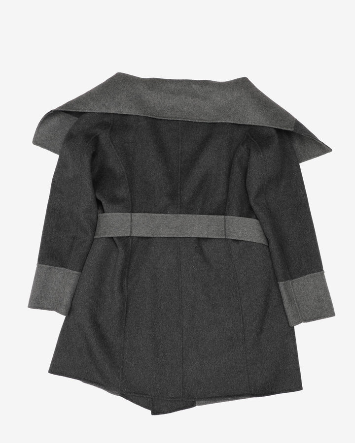 Diane von Furstenberg Reversible Grey Coat