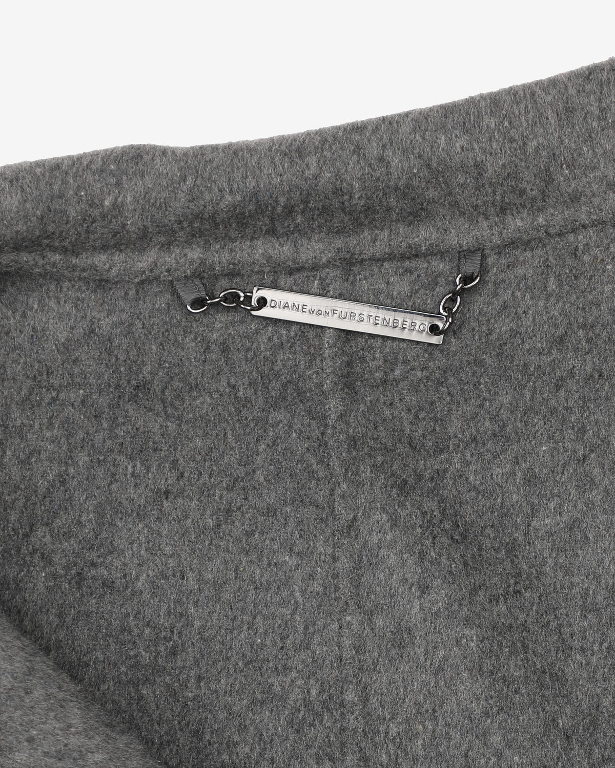 Diane von Furstenberg Reversible Grey Coat