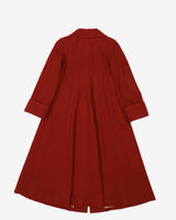 1970s Burnt Orange Wool Coat