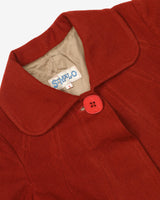 1970s Burnt Orange Wool Coat
