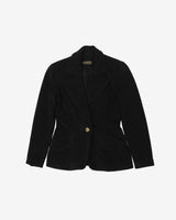 Donna Karan Black Wool Blazer