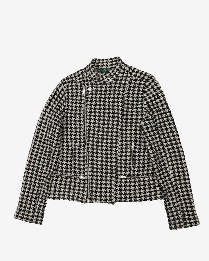 Lauren Ralph Lauren Houndstooth Patterned jacket