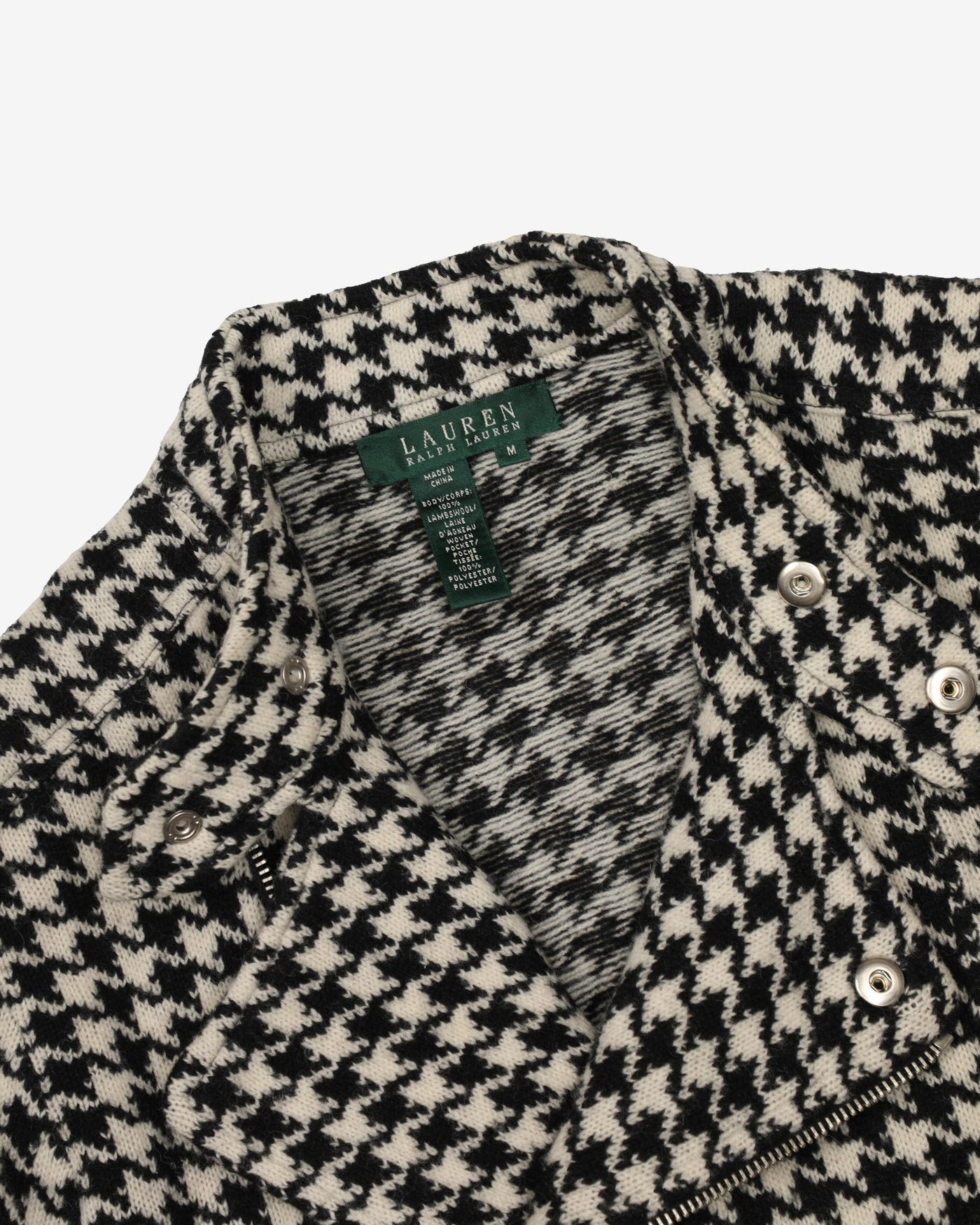 Lauren Ralph Lauren Houndstooth Patterned jacket