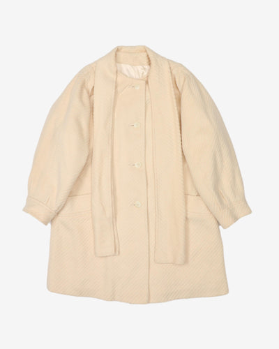 1990s Sears Short With Matching Neck Tie Coat