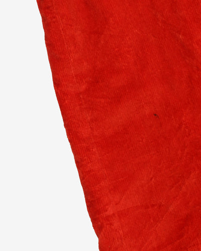 1960s Orange Velvet Jacket Short Coat