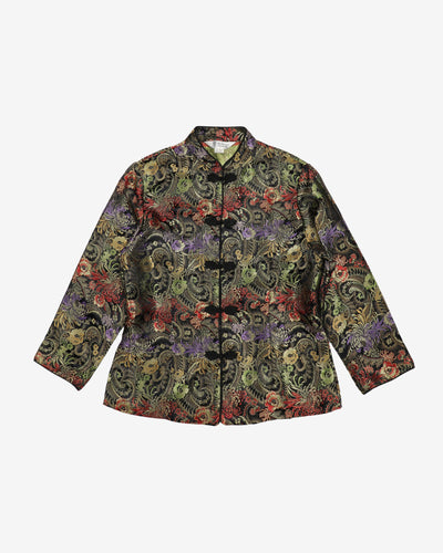 Satin brocade Party Jacket - S