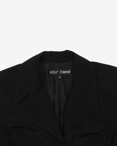 Betsey Johnson Back Fitted Blazer Jacket - S