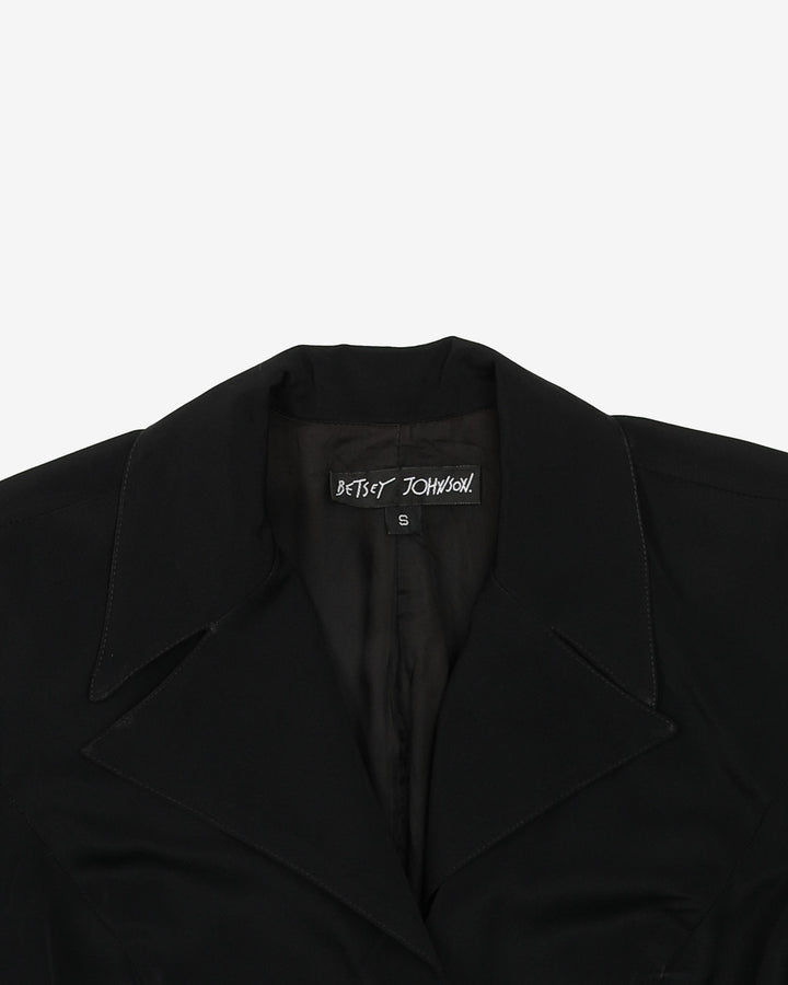 Betsey Johnson Back Fitted Blazer Jacket - S
