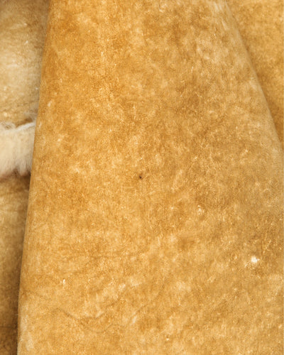 Sheepskin Fur-lined Jacket - XS