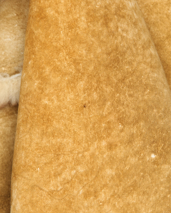 Sheepskin Fur-lined Jacket - XS