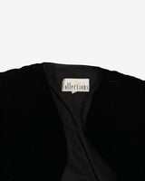 1990s Velvet Bolero With Gold Brocade Cuffs - S