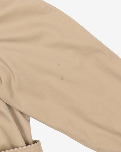 Burberrys' Beige Trench Coat Mac - L