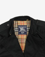 Burberrys Black Trench Coat Mac - M
