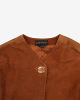 Donna Karan Brown Suede Jacket - M