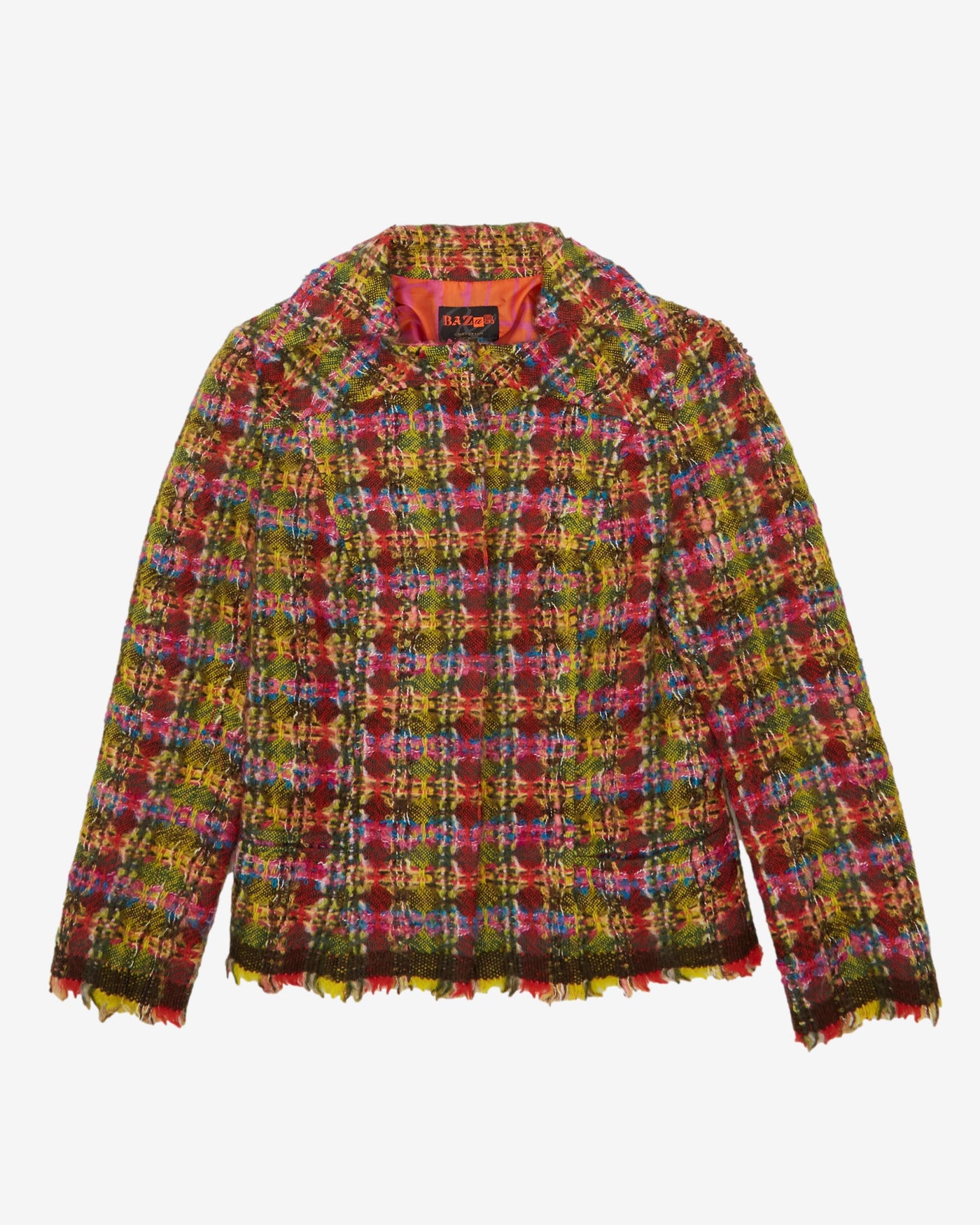 Bazar Christian Lacroix Tweed Style Blazer Jacket - S