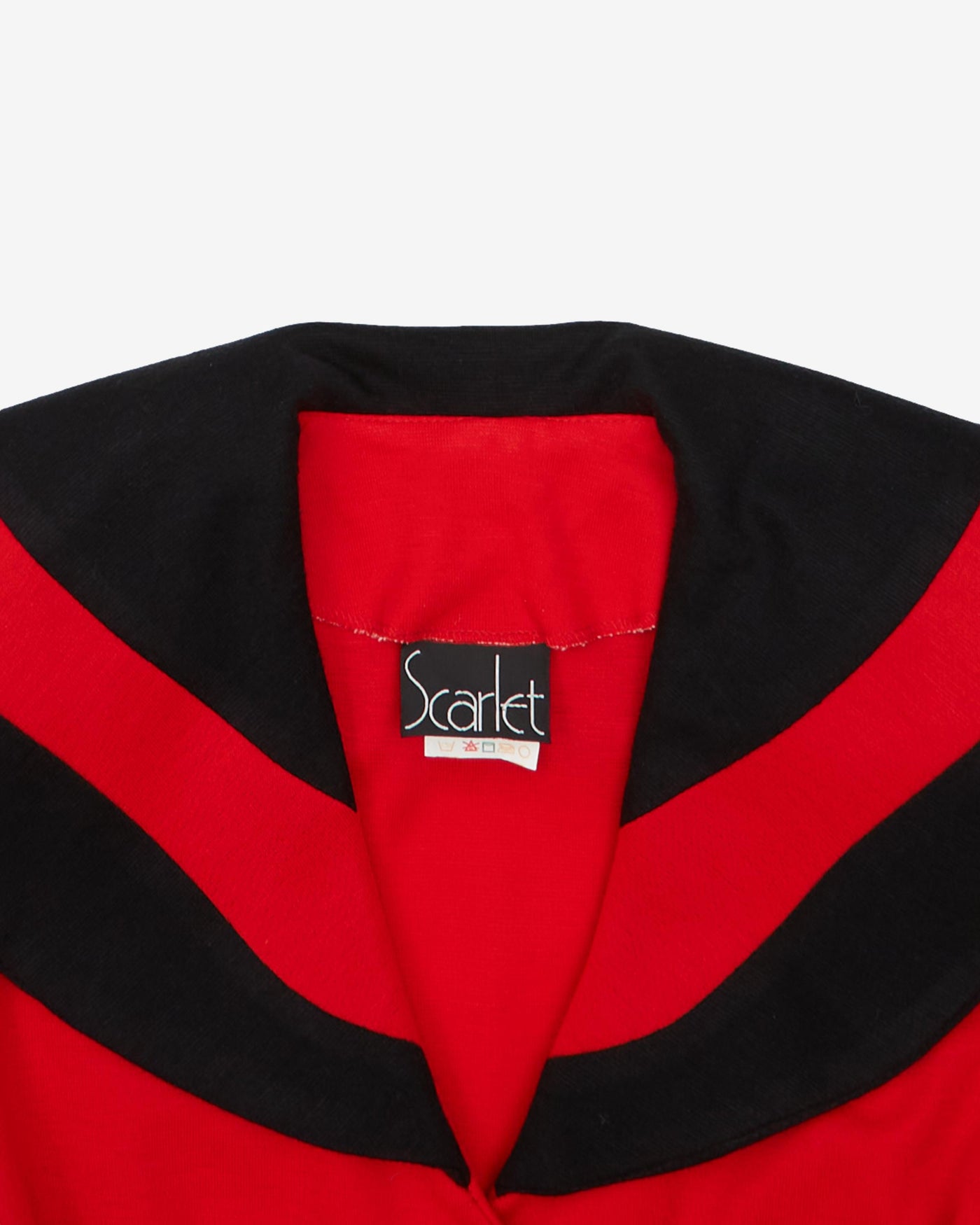 1990s Red And Black Style Blazer Jacket - S