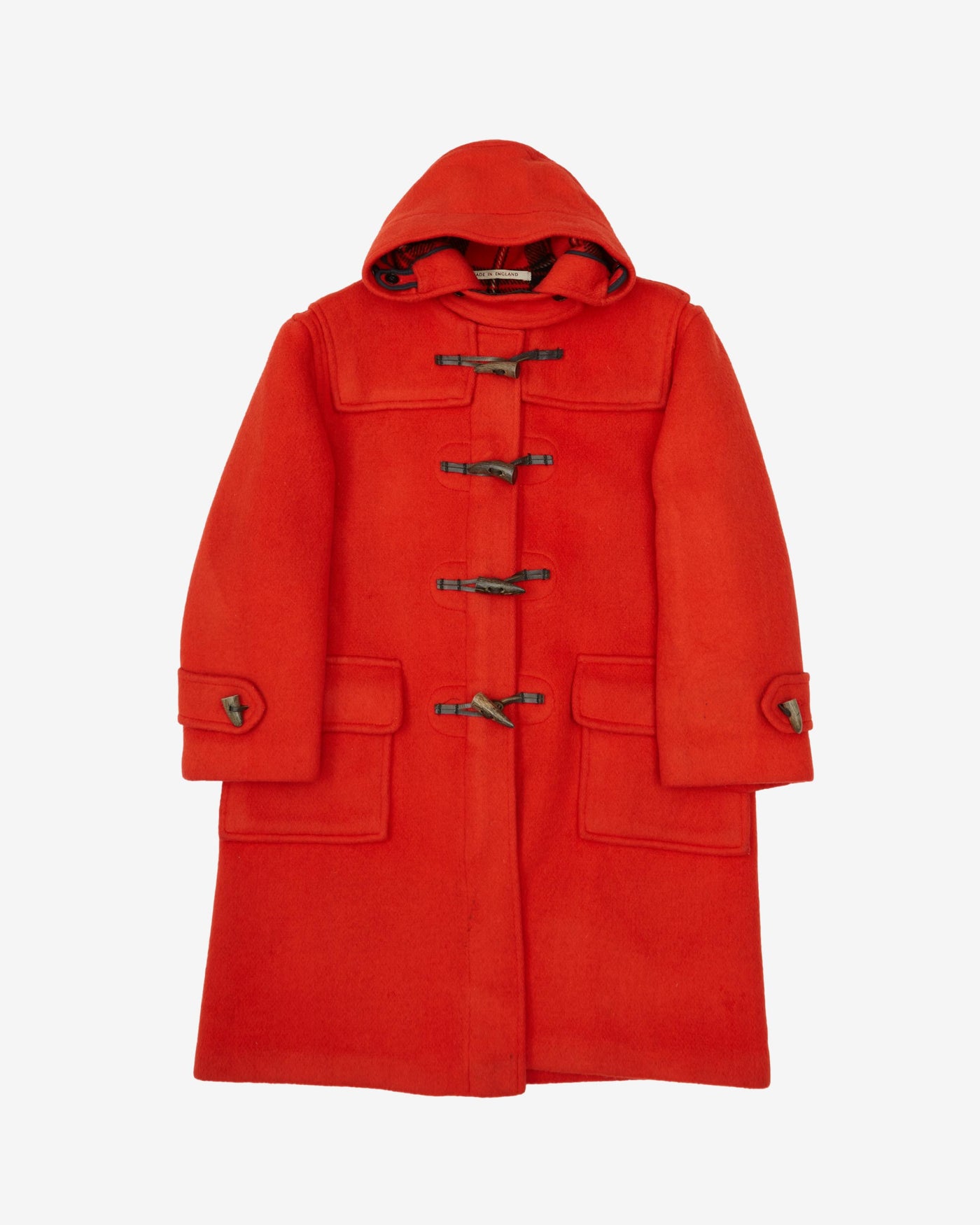Gloverall Red Duffel Coat - S