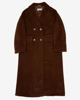 MaxMara Brown Made In Italy Overcoat - L
