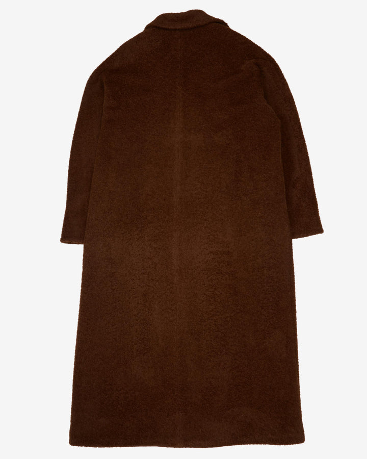 MaxMara Brown Made In Italy Overcoat - L