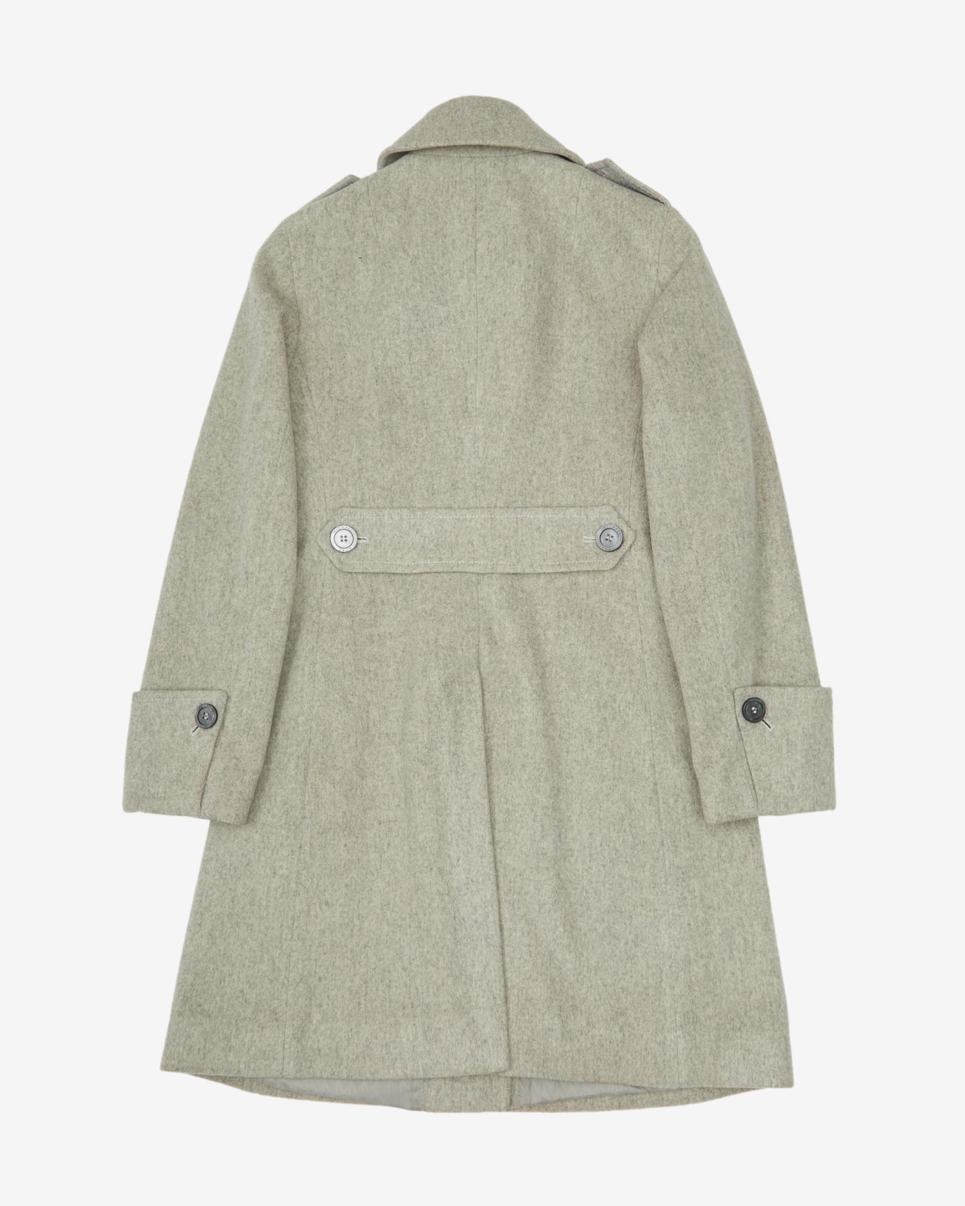 Michael Kors Grey Wool Overcoat - XS / S