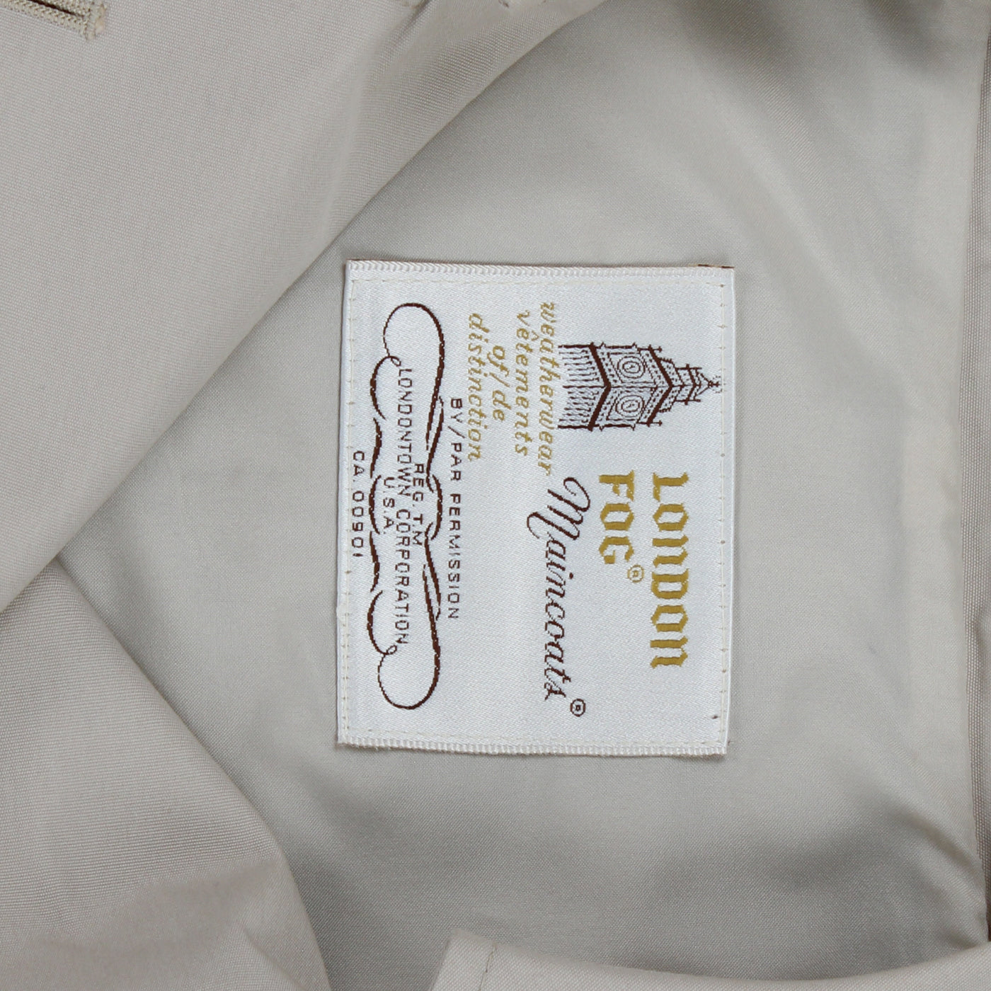London Fog Beige Mac - M