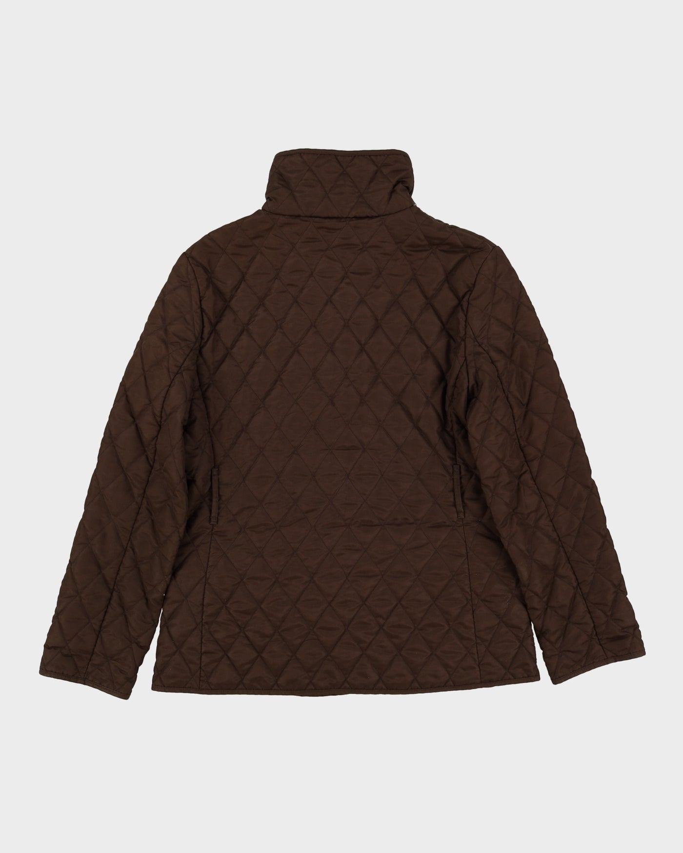 Burberry Brown Quilted Jacket - M